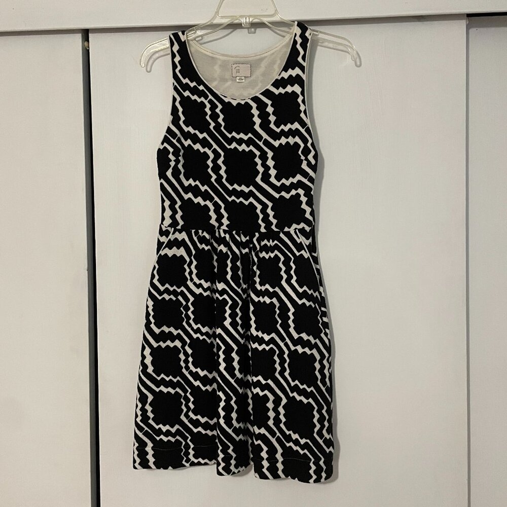 Anthropologie black and white tank dress, Women’s 4